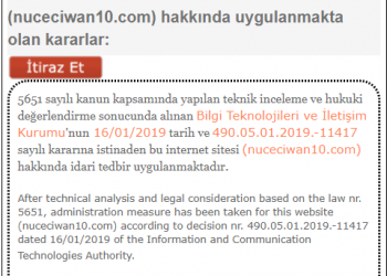 Em Serî Natewînin! BTK carekî din malpera me nuceciwan10.com qedexe kir