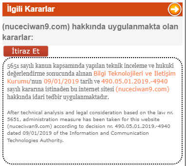 Hûn nikarin bi sansûrê me bidin rawestandin! malpera nû www.nuceciwan10.com