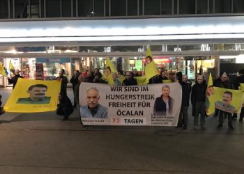 Li Swîsre’yê endamên Tevgera Ciwanên Şoreşger piştgirî dan Leyla Guven