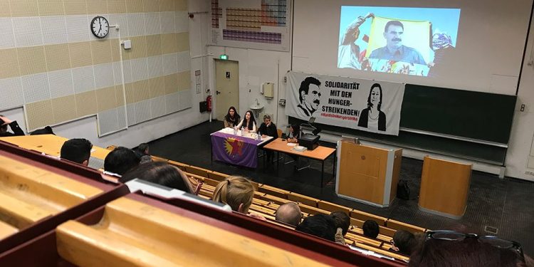 JXK li Bielefeld panel li dar xist-  “Ji îmrali heya Rojava”