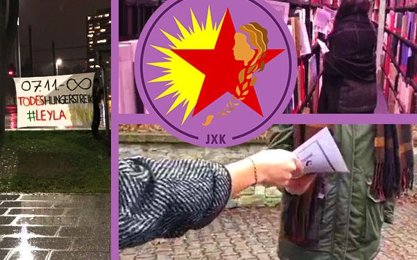 Ji JXK’ê ji bo piştgiriya grevên birçîbûnê çalakî