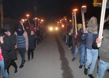 Ciwanên Şengal’ê li dijî tecrîd û Komployê 15’ê meşiyan