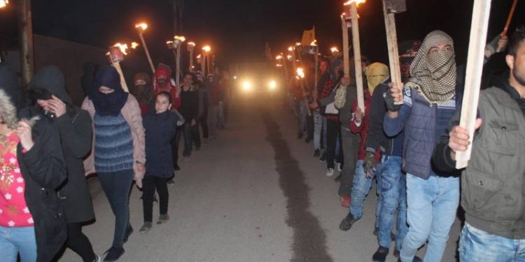 Ciwanên Şengal’ê li dijî tecrîd û Komployê 15’ê meşiyan