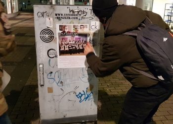 TCŞ li sê bajarên Almanya’yê afîş ji bo çalakvanên greva birçîbûnê daliqandin