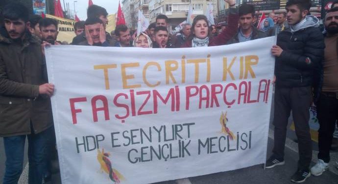 Li Stenbolê mîtînga Ji bo piştgiriya Leyla Guven destpêkir