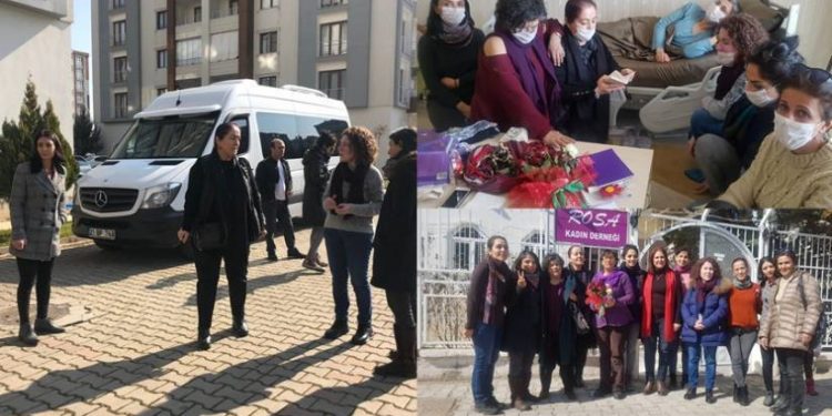 Jinên ku çûn serdana Guven polîsan destûr neda wan ku daxuyaniyê bidin