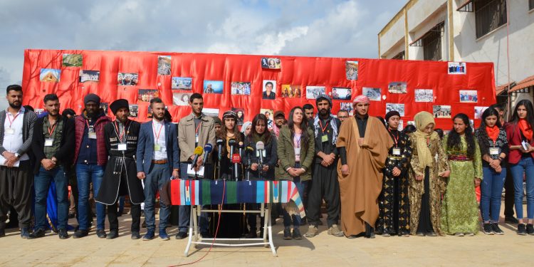 LEZGÎN- Ji ciwanên 8 netewê bi 4 zimanê li dijî tecrîdê daxuyanî!