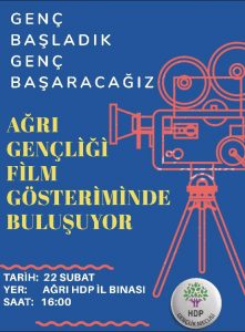 Ji Meclîsên Ciwanan vexwendina temaşeya fîlmê!