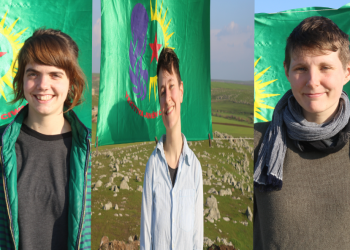 Jinên Ciwan ên Enternasyonal Komploya 15’ê Sibatê şermezarkirin