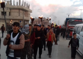 Meşa dirêj a Ciwanên Bakurê Suriyê û Rojava bi meşeleyan berdewam dike