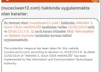 Ji ajansa me re ji Dadgeha 3’mîn a Sulh a Enqereyê qedexe!