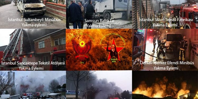 LEZGÎN- DGH: “2 febrîqe, 2 depo, kargehek û 3 wesayît hatiye şewitandin”