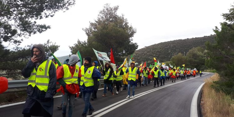 Meşa Ciwanan a Yewnanîstan’ê di roja xwe ya yekem de li Markopolo navber da!
