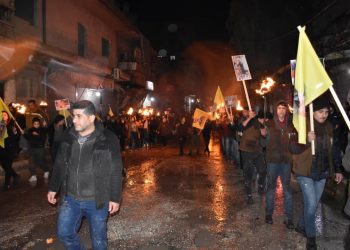 TCŞ a Suriyê û YJC Komploya li dijî 15’ê Sibatê meşek li dar xistin