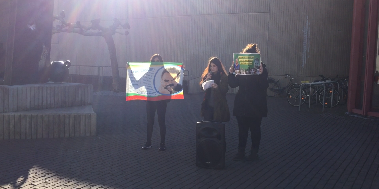 Ji aktivîstên YXK’ê li Zaningeha Dusseldorf’ê Çalakî