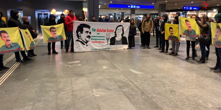 Li Bern’ê ji bo piştgiriya Leyla Guven çalakiya bêîteatiya sîvîl