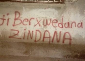 Ciwanên Edenê bi nivîsên li ser dîwaran bal kişand grevên birçîbûnê