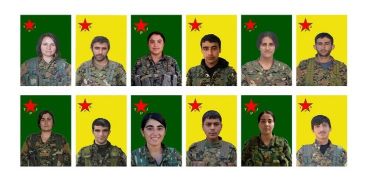 Nasnameya 12 şehîdên Berxwedana Serdemê hate eşkere kirin