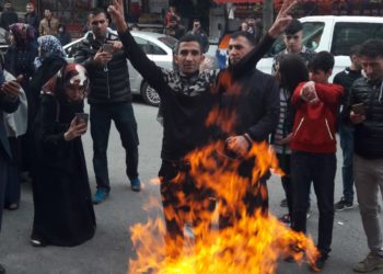 Meclisên Ciwanan yên HDP’ê Newroz pîroz kir û pankart daliqandin