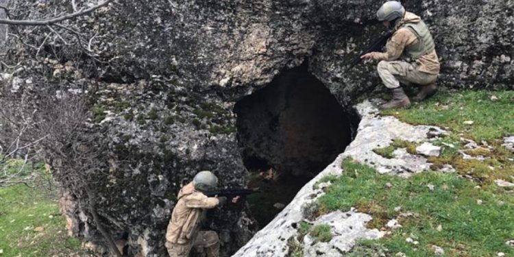 Li 4 navçeyan operasyonên leşkerî: Bi ser malan de girtin, şikeftên dîrokî rûxandin