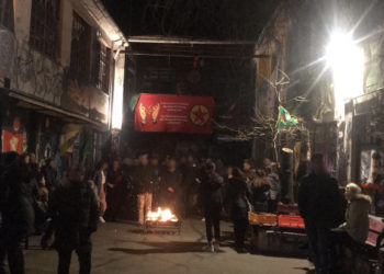 Tevgera Ciwanên Şoreşger, YXK û JXK li Bielefeldê agirê Newrozê pêxistin