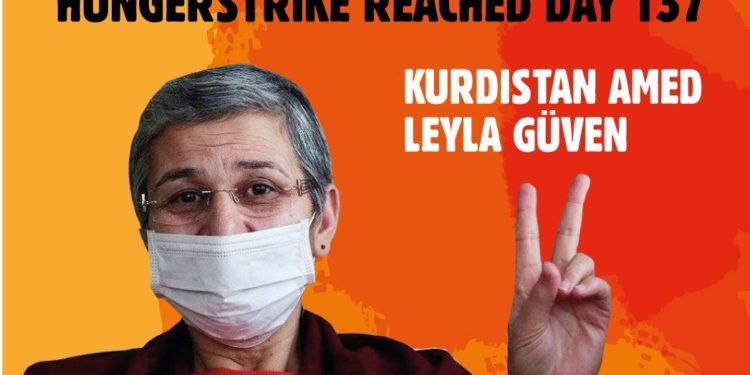 Leyla Guven bang li girtiyan kir: ‘Bi bilindkirina têkoşînê em jiyanê bidin pêşiya xwe’