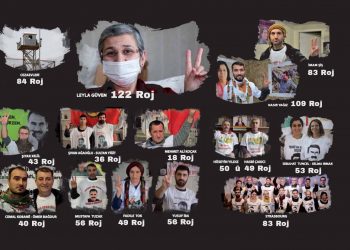 Berxwedana Leyla Guven di roja 122’emîn de ye