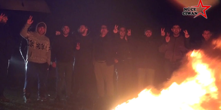 Ciwanên Kurd li Rûsya agirê yekem ê Newroz pêxistin