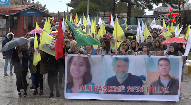 Jinên Ciwan hemberî tecrîde li Girkê Legê meş lidarxistin