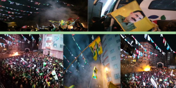 Li Amedê gel serketina hilbijartina pîroz dikin