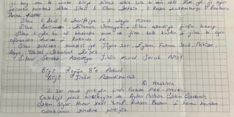 Girtiyên jin: “Em rabin bi bilûrên xwe yên dilzîz bersivên şefeqên ronî bidin”