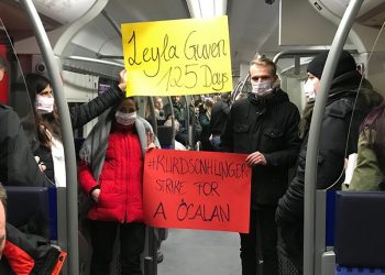 Ji Ciwanên Kurd ên Elmanya û Fransa’yê ji bo Leyla Guven çalakî