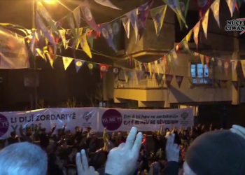 Ciwanên Êlihê bi fîşekên hewayî Newrozê pîroz kirin; demkurt pevçûn derket