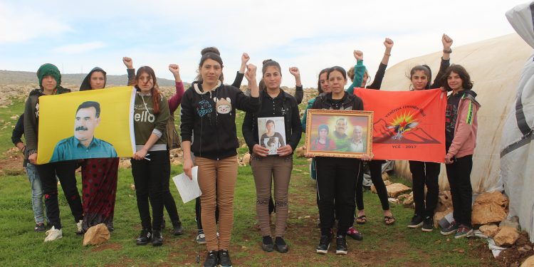 Yekitiya Jinên Ciwanên Êzidî şehîd Nazê Naif Qawali bibîranîn