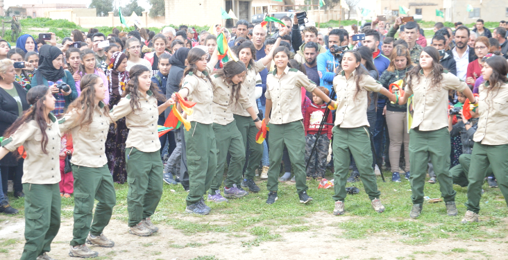 Yekîtiya Jinên Ciwan li Til Temirê mîtingek li darxistin