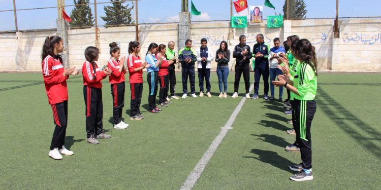 Li Şehbayê turnuveya fotbulê ya Jinên Ciwan dest pê kir