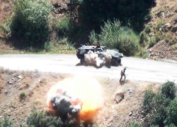 LEZGÎN – Gerîlayên HPG û YJA Starê li Mêrdînê wesayîta Kobra îmhakirin