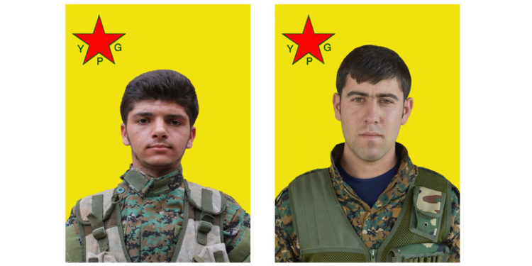 YPG’ê nasnameya du şervanên xwe eşkere kir