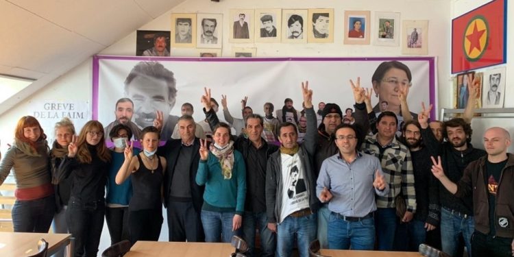 Ciwanên enternasyonalîst serdana çalakgerê greva birçîbûnê kirin