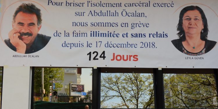 Li Strasboûrgê çalakiya Greva birçîbûnê di roja 124’an de didome!