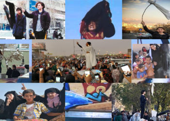 TAYBET – Li Rojhilata Navîn gel bi pêşengiya Jinên Ciwan li hemberî dîktatoran Serî Hildidin!