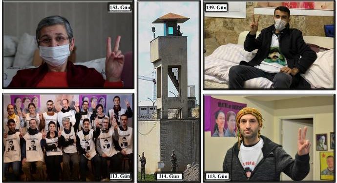 Berxwedana Leyla Guven ket roja 152!