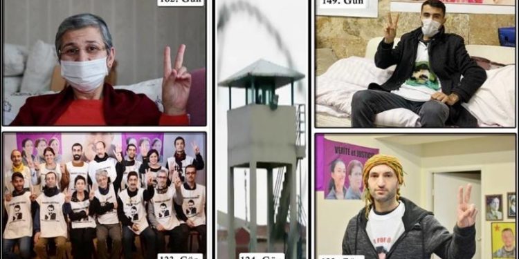 Berxwedaniya Leyla Guven di roja 162’yan de didome!