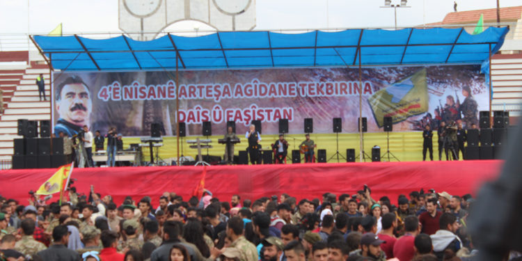 Şahiya 4’ê Nîsanê ya Ciwanên Rojava û Bakurê Suriyê bi coş didome