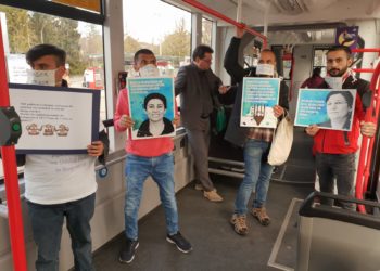 Ciwanên Kurd li dijî bêdengiya li hemberî grevên birçîbûnê çalakî lidarxist