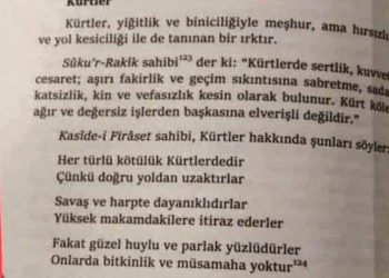 Di pirtûka fakulteya Îlahiyatê de heqaret li kurdan tê kirin