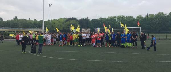 Ji bo bîranîna Şehîdên meha Gulanê li Parîsê Tûrnûvaya Futbolê hate lidarxistin