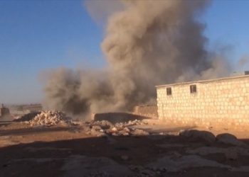 Artêşa Tirk a dagirker Şehba bomberdûman dike