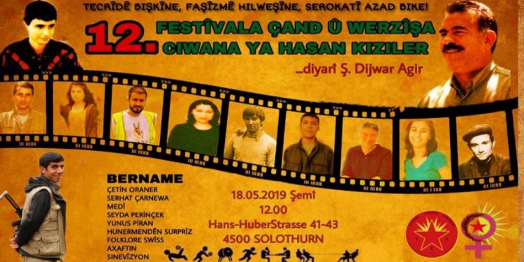 12’emîn Festîvala Hasan Kiziler sibê wê pêk were