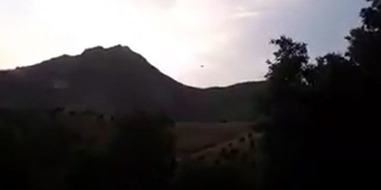 Arêşa Tirk a dagirker herêma Biradost bombebaran dike